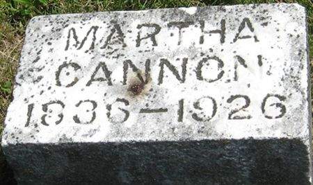 CANNON, MARTHA - Louisa County, Iowa | MARTHA CANNON 
