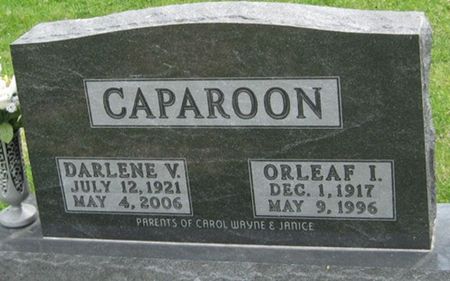 CAPAROON, ORLEAF I. - Louisa County, Iowa | ORLEAF I. CAPAROON 