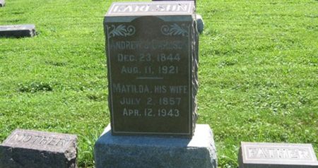 CARLSON, MATILDA - Louisa County, Iowa | MATILDA CARLSON 