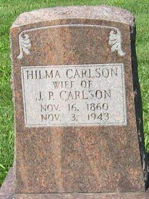 CARLSON, HILMA - Louisa County, Iowa | HILMA CARLSON 