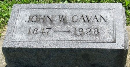 CAVAN, JOHN W. - Louisa County, Iowa | JOHN W. CAVAN 