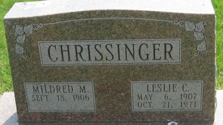 CHRISSINGER, LESLIE C. - Louisa County, Iowa | LESLIE C. CHRISSINGER 