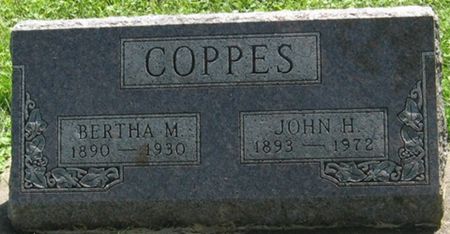 COPPES, BERTHA M. - Louisa County, Iowa | BERTHA M. COPPES 