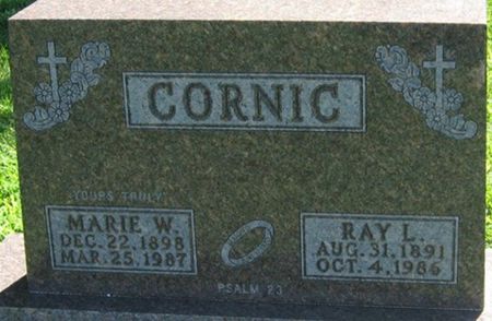 CORNIC, MARIE W. - Louisa County, Iowa | MARIE W. CORNIC 
