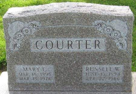 COURTER, MARY E. - Louisa County, Iowa | MARY E. COURTER 