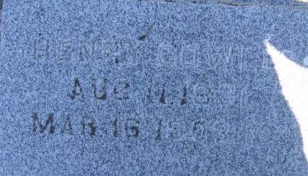 COWLES, HENRY - Louisa County, Iowa | HENRY COWLES 