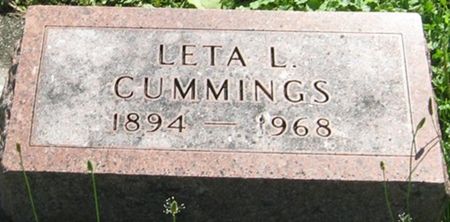 CUMMINGS, LETA L. - Louisa County, Iowa | LETA L. CUMMINGS 