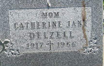 DELZELL, CATHERINE JANE - Louisa County, Iowa | CATHERINE JANE DELZELL 