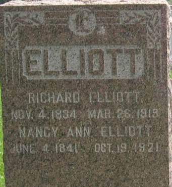 ELLIOTT, MARY ANN - Louisa County, Iowa | MARY ANN ELLIOTT 