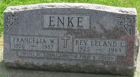 ENKE, FRANCELIA W. - Louisa County, Iowa | FRANCELIA W. ENKE 
