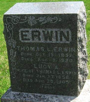 ERWIN, LUCY A. - Louisa County, Iowa | LUCY A. ERWIN 