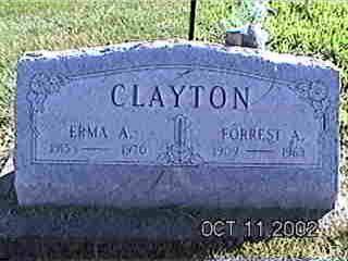 CLAYTON, EMMA A. - Louisa County, Iowa | EMMA A. CLAYTON 