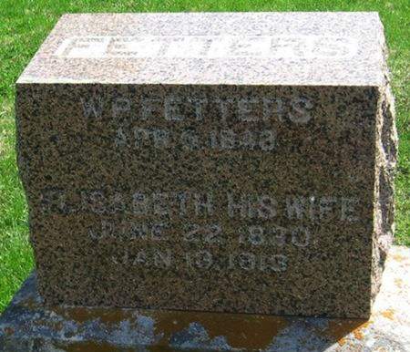 FETTERS, ELIZABETH - Louisa County, Iowa | ELIZABETH FETTERS 