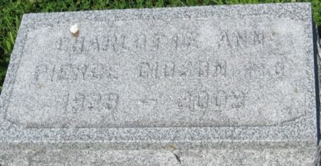 PIERCE GILBERTSON, CHARLOTTA ANN - Louisa County, Iowa | CHARLOTTA ANN PIERCE GILBERTSON 