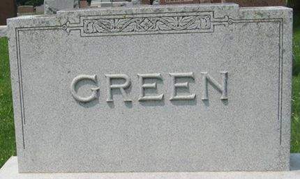 GREEN, FAMILY MONUMENT - Louisa County, Iowa | FAMILY MONUMENT GREEN 