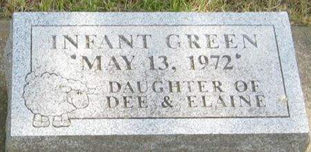 GREEN, INFANT DAUGHTER - Louisa County, Iowa | INFANT DAUGHTER GREEN 