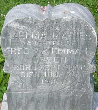 GREEN, ZELMA MARIE - Louisa County, Iowa | ZELMA MARIE GREEN 
