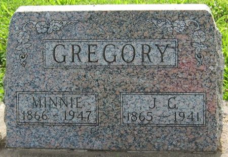 GREGORY, MINNIE - Louisa County, Iowa | MINNIE GREGORY 
