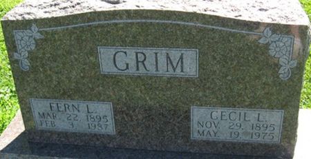 GRIM, FERN L. - Louisa County, Iowa | FERN L. GRIM 