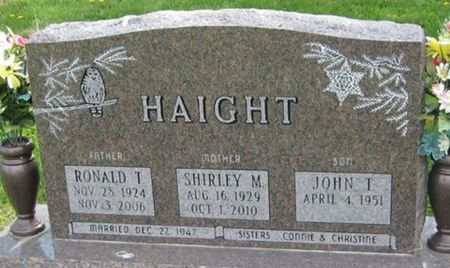 HAIGHT, SHIRLEY M. - Louisa County, Iowa | SHIRLEY M. HAIGHT 