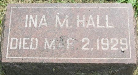 HALL, INA M. - Louisa County, Iowa | INA M. HALL 