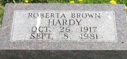BROWN HARDY, ROBERTA - Louisa County, Iowa | ROBERTA BROWN HARDY 