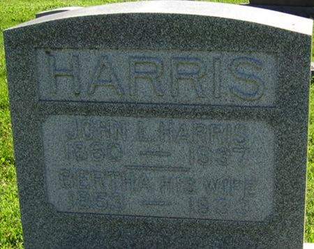 HARRIS, BERTHA - Louisa County, Iowa | BERTHA HARRIS 