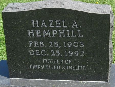 HEMPHILL, HAZEL A. - Louisa County, Iowa | HAZEL A. HEMPHILL 