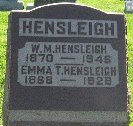 HENSLEIGH, .W. M. - Louisa County, Iowa | .W. M. HENSLEIGH 