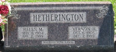HETHERINGTON, HELEN M. - Louisa County, Iowa | HELEN M. HETHERINGTON 