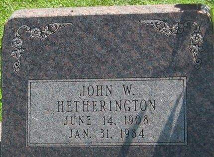 HETHERINGTON, JOHN W. - Louisa County, Iowa | JOHN W. HETHERINGTON 