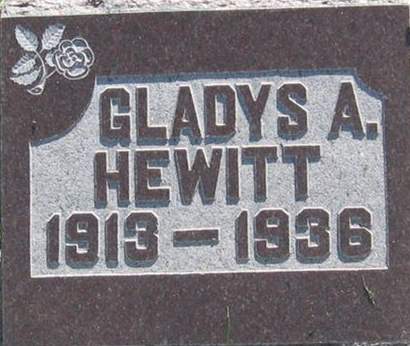 HEWITT, GLADYS A. - Louisa County, Iowa | GLADYS A. HEWITT 