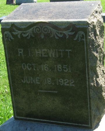HEWITT, R. T. - Louisa County, Iowa | R. T. HEWITT 