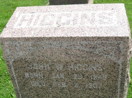 HIGGINS, JOHN W. - Louisa County, Iowa | JOHN W. HIGGINS 