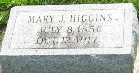 HIGGINS, MARY J. - Louisa County, Iowa | MARY J. HIGGINS 