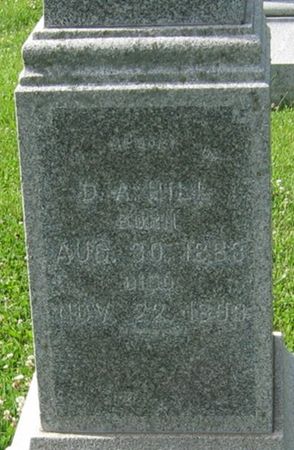HILL, D. A. - Louisa County, Iowa | D. A. HILL 