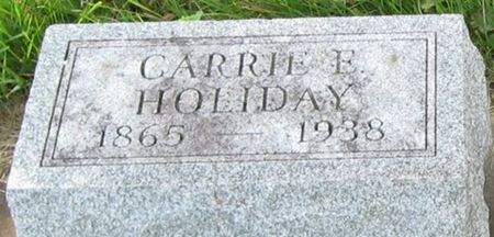 HOLIDAY, CARRIE E. - Louisa County, Iowa | CARRIE E. HOLIDAY 