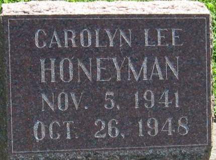HONEYMAN, CAROLYN LEE - Louisa County, Iowa | CAROLYN LEE HONEYMAN 