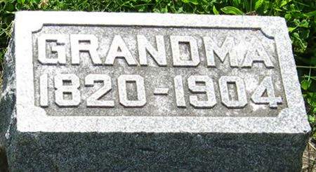 HOOBER, GRANDMA - Louisa County, Iowa | GRANDMA HOOBER 