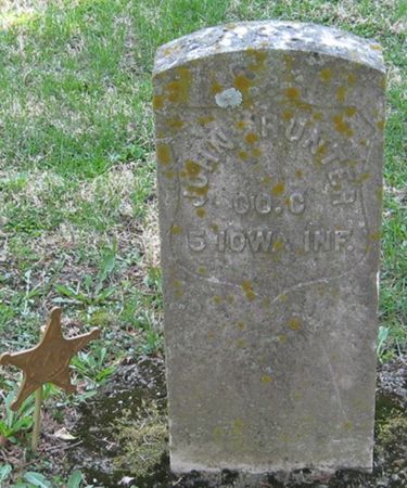 HUNTER, JOHN - Louisa County, Iowa | JOHN HUNTER 