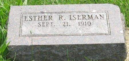 ISERMAN, ESTHER R. - Louisa County, Iowa | ESTHER R. ISERMAN 