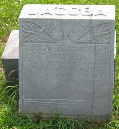 JACOBA, DORA KATHERINE - Louisa County, Iowa | DORA KATHERINE JACOBA 