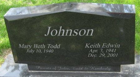 JOHNSON, KEITH EDWIN - Louisa County, Iowa | KEITH EDWIN JOHNSON 