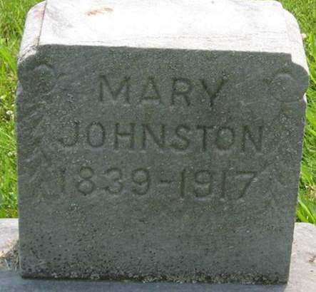 JOHNSTON, MARY - Louisa County, Iowa | MARY JOHNSTON 