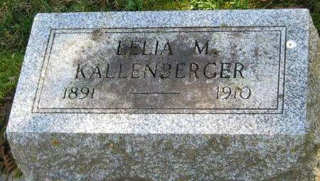 KALLENBERGER, LELIA M. - Louisa County, Iowa | LELIA M. KALLENBERGER 