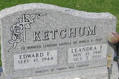 KETCHUM, LEANDRA F. - Louisa County, Iowa | LEANDRA F. KETCHUM 