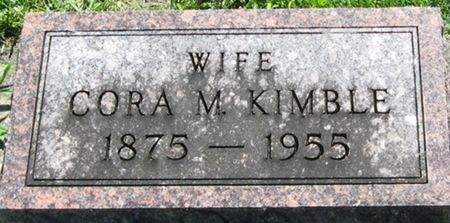 KIMBLE, CORA M. - Louisa County, Iowa | CORA M. KIMBLE 