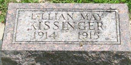KISSINGER, LILLIAN MAY - Louisa County, Iowa | LILLIAN MAY KISSINGER 