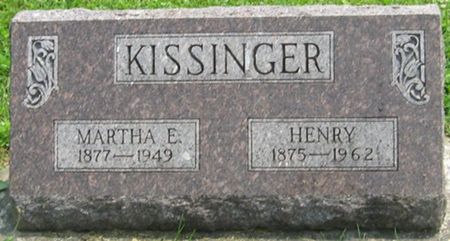 KISSINGER, MARTHA E. - Louisa County, Iowa | MARTHA E. KISSINGER 