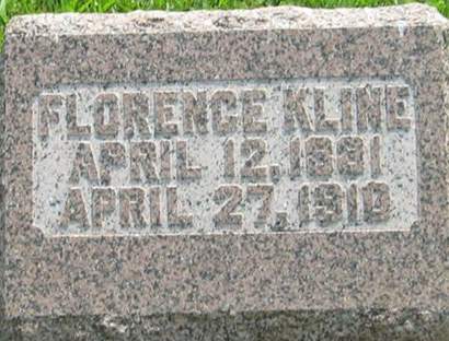 KLINE, FLORENCE - Louisa County, Iowa | FLORENCE KLINE 